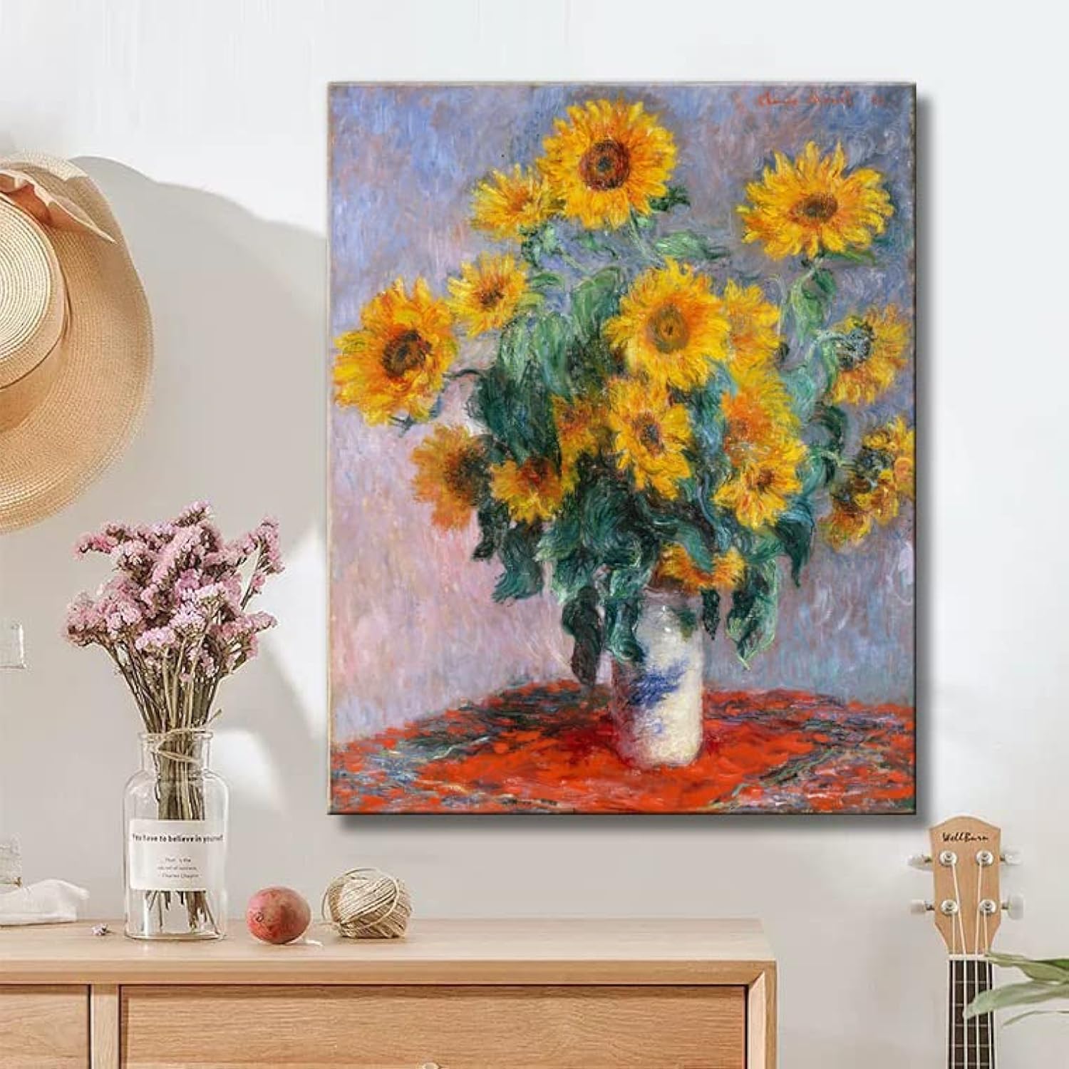 Amazon.co.jp: msspart クロード・モネのひまわりのブーケ 有名な古典